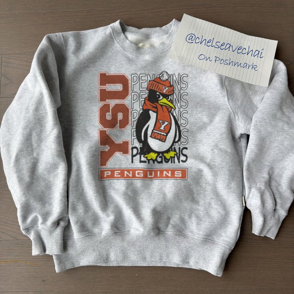 90s YSU Youngstown State Penguins Sweatshirt, Youngstown State University Shirt